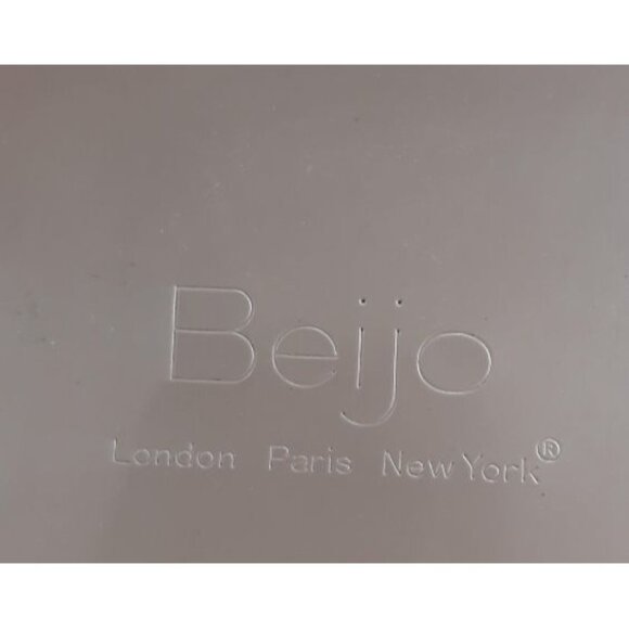 Bejo‎ Beige & Black Handbag With Silver Hardware & Multiple Compartments - Picture 7 of 7